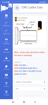 Download CNC Lathe Calc Work for Android screenshot 4