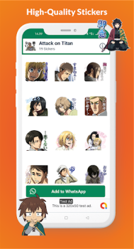 Download Anime Stickers for WhatsApp Personalization for Android screenshot 2