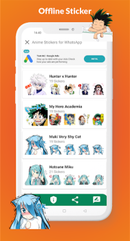 Download Anime Stickers for WhatsApp Personalization for Android screenshot 3