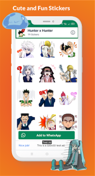 Download Anime Stickers for WhatsApp Personalization for Android screenshot 6