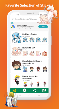Download Anime Stickers for WhatsApp Personalization for Android screenshot 7