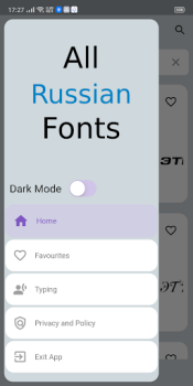 Download All Russian Fonts Personalization for Android screenshot 4