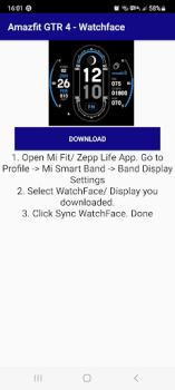 Download Amazfit GTR 4 WFace Personalization for Android screenshot 5