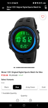 Download Skmei Watch Store Purchases for Android screenshot 3