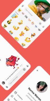 Download Gem Space: blogs, chats, calls Contact for Android screenshot 2