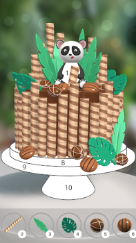 Download Cake Coloring 3D Table games for Android screenshot 3