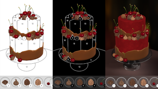 Download Cake Coloring 3D Table games for Android screenshot 5