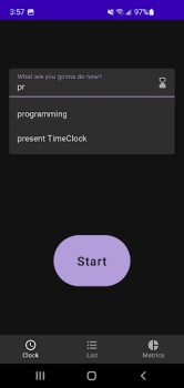 Download Time Clock Work for Android screenshot 2