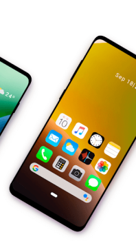 Download iOS 16 Icon pack Personalization for Android screenshot 2