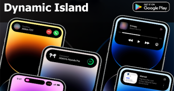 Download Dynamic Island iOS 17 Personalization for Android screenshot 3