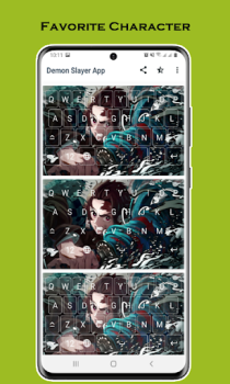 Download Keyboard Demon Slayer Theme Personalization for Android screenshot 2