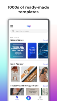 Download Ripl: Social Media Marketing Art and design for Android