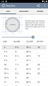 Download Ring Sizer by Jason Withers © Life style for Android screenshot 2