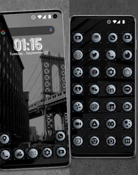 Download Metal Theme Personalization for Android screenshot 2