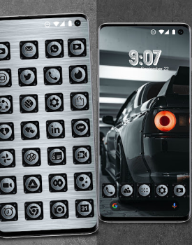 Download Metal Theme Personalization for Android screenshot 3