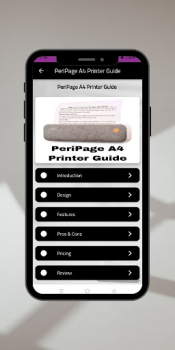 Download PeriPage-A4-Printer-Guide Work for Android screenshot 3