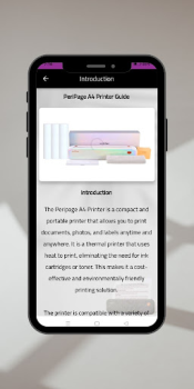 Download PeriPage-A4-Printer-Guide Work for Android screenshot 4