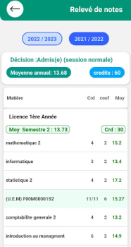 Download PROGRES WebEtu Education for Android screenshot 3