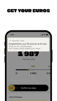 Download Macadam - Walk And Earn Health & Fitness for Android screenshot 5