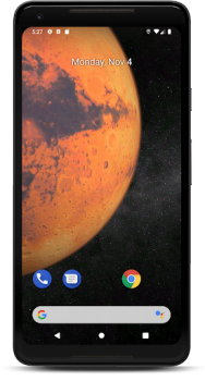 Download Mars 3D Live Wallpaper Personalization for Android screenshot 3