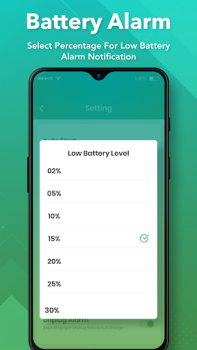 Download Battery Alarm Tools for Android screenshot 4