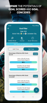 Download Goal Filter - Football Stats Sport for Android screenshot 2
