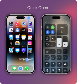 Download Control Center iOS 16 Tools for Android screenshot 2