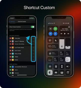 Download Control Center iOS 16 Tools for Android screenshot 4