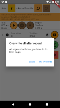Download Audio splitter Tools for Android screenshot 3