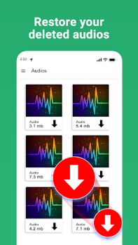 Download Deleted Audio Recovery -Photos Tools for Android screenshot 3