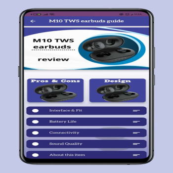 Download M10 TWS earbuds smart help Tools for Android screenshot 4