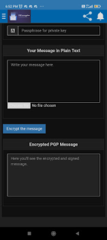 Download Pgp Encrypter Tools for Android screenshot 3