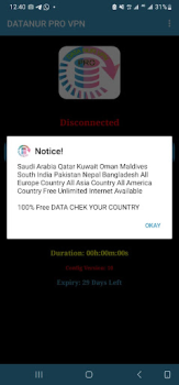 Download DATANUR PRO VPN Tools for Android screenshot 2