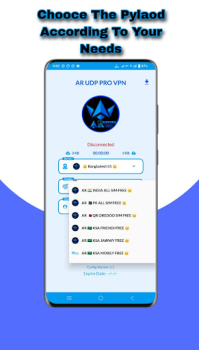 Download AR UDP PRO VPN Tools for Android screenshot 3