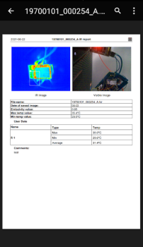 Download Voltcraft Thermal Imaging Tools for Android screenshot 4