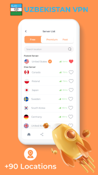 Download Uzbekistan VPN - Private Proxy Tools for Android screenshot 3