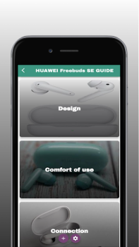 Download HUAWEI Freebuds SE GUIDE Miscellaneous for Android screenshot 2