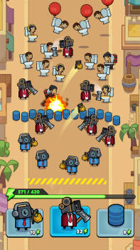 Download Alien Fight: Police vs Zombie Casual for Android screenshot 5