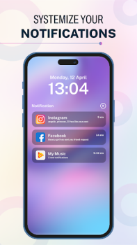 Download iOS 17 - Control Center App Personalization for Android screenshot 7