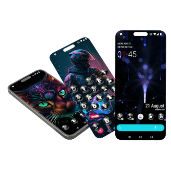 Download Black Icon Pack Personalization for Android screenshot 2