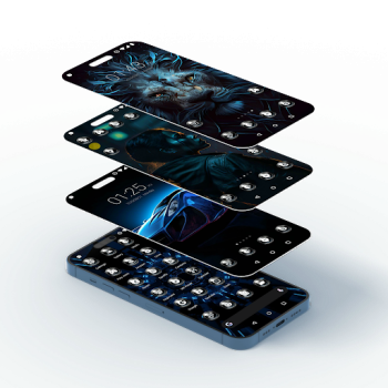 Download Black Icon Pack Personalization for Android screenshot 3