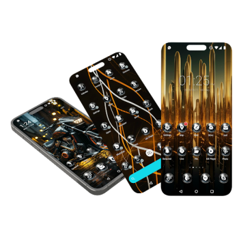 Download Black Icon Pack Personalization for Android screenshot 6