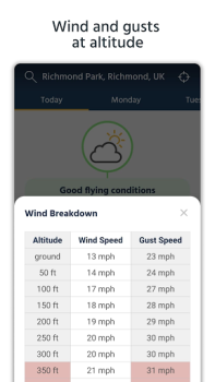 Download Dronecast - Weather & Fly Map Weather for Android screenshot 3