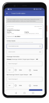 Download Sagar Transport Travels for Android screenshot 7