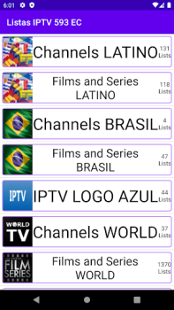 Download Listas IPTV 593 EC Entertainment for Android screenshot 3