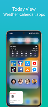 Download iOS 17 Launcher - Phone 15 Pro Personalization for Android screenshot 5