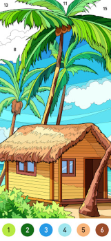 Download Pop Color - Paint by number Table games for Android screenshot 2