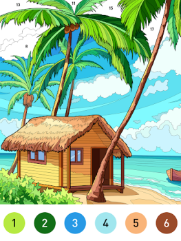 Download Pop Color - Paint by number Table games for Android screenshot 7