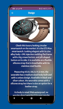 Download GT3 Max Smartwatch guide Education for Android screenshot 3