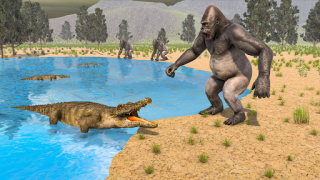 Download Angry Wild Gorilla Animal Game Adventure for Android screenshot 2
